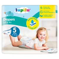 lupilu® Dětské pleny Soft & Dry, velikost 5 Junior, 44 kusů