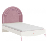 Dětská postel susy 120x200cm - bílá/růžová