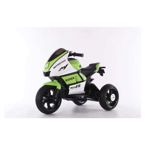 mamido  Dětská elektrická motorka MotoV6 zelená