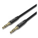 Vention Cotton Braided 3.5mm Male to Male Audio Cable 1.5m Black Aluminum Alloy Type