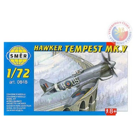 SMĚR Model letadlo Hawker Tempest MK V 1:72 (stavebnice letadla) BAYO.S