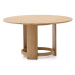Kulatý zahradní jídelní stůl z eukalyptového dřeva ø 140 cm Xoriguer – Kave Home
