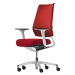 Dauphin Kancelářská otočná židle X-CODE, podstavec z hliníku, červená