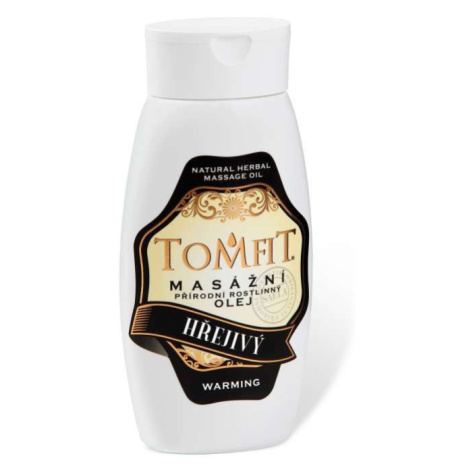 Tomfit přírodní masážní olej hřejivý 250 ml