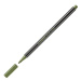 STABILO Pen 68 metallic Vláknový fix - světle zelená