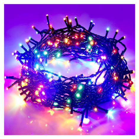 DENR Vánoční světelný řetěz 150 LED Barva: Modrá