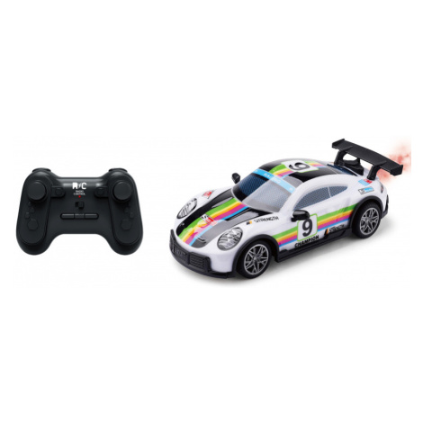 Auto 9 Champion svítící dýmící RC na dálkové ovládání 19 cm Wiky