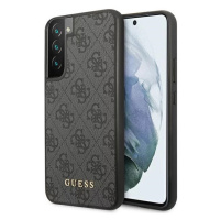 Kryt Guess GUHCS22SG4GFGR S22 S901 grey hard case 4G Metal Gold Logo (GUHCS22SG4GFGR)