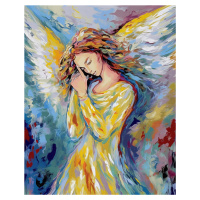 Obrazy na stěnu - anděl nebes Rozměr: 40x50 cm, Rámování: vypnuté plátno na rám