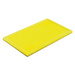 Gastro Prkénko krájecí plastové 53x32,5x2 cm GN 1/1, s drážkou, žluté