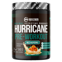 MAXXWIN Hurricane Pre-Workout No Caffeine 540g - pomeranč