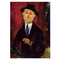 Obrazová reprodukce Paul Guillaume (1893-1934) Novo Pilota, 1915, Amedeo Modigliani, 30 × 40 cm