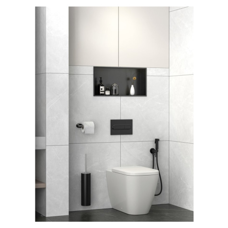 Polysan Inserta Zapuštěná police do obkladu, 510x270 mm, nerez, antracit, 1301-53B Sapho