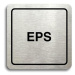 Accept Piktogram "EPS" (80 × 80 mm) (stříbrná tabulka - černý tisk)
