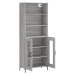 vidaXL Skříň highboard šedá sonoma 69,5 x 34 x 180 cm kompozitní dřevo