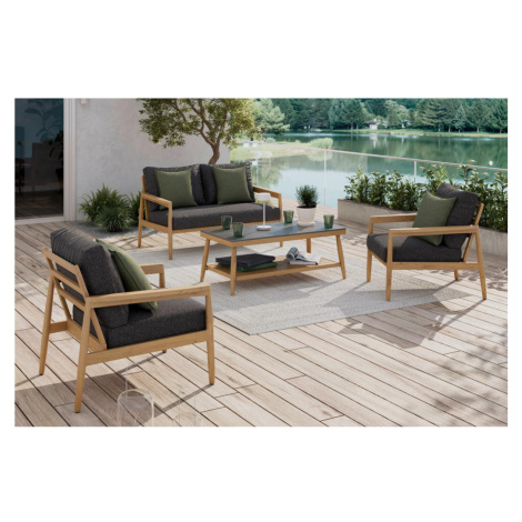 Ambia Garden ZAHRADNÍ SEDACÍ SOUPRAVA 4dílné, kov, textil, kámen Ambia Home