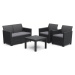 Keter CLAIRE 2 SEATERS SOFA set - grafit