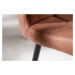 LuxD Designová židle Modern vintage hnědá