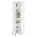 vidaXL Skříň highboard bílá 34,5 x 34 x 180 cm kompozitní dřevo