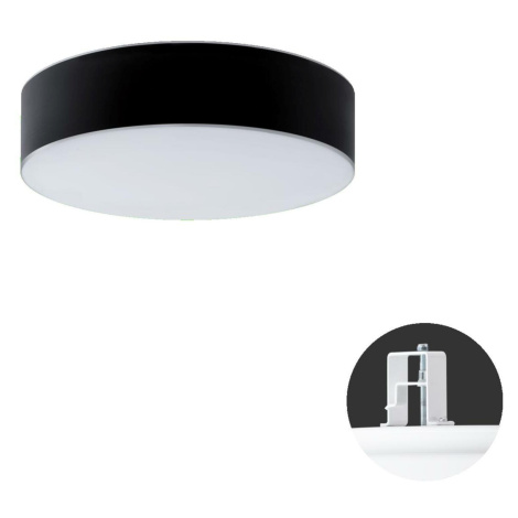 OSMONT ERI67149 ERIS CV3 stropní/nástěnné skleněné polovestavné svítidlo bílá / bílo - černá IP4