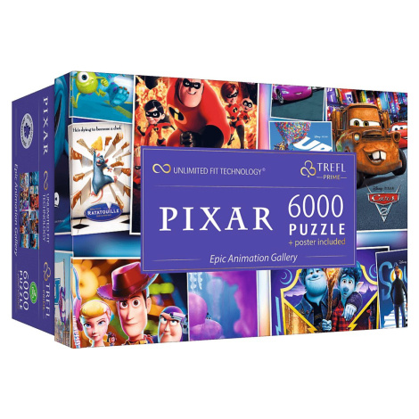 TREFL Puzzle UFT Epická animovaná galerie Disney Pixar 6000 dílků