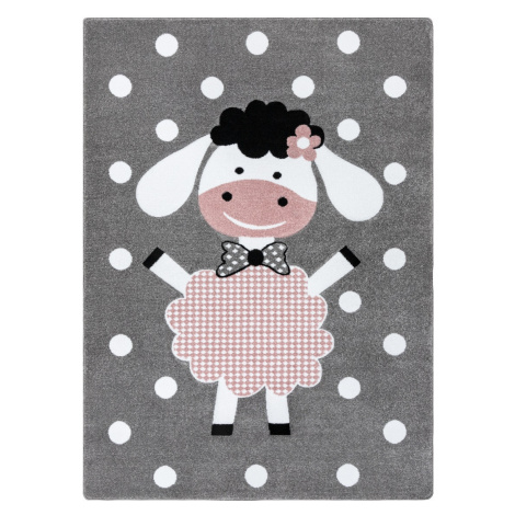 Dywany Łuszczów Dětský kusový koberec Petit Dolly sheep grey - 120x170 cm