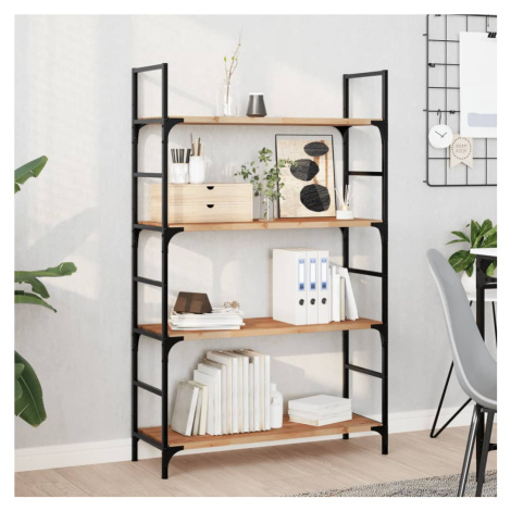 vidaXL Plovoucí police 2 ks 100 x 30 x 2 cm olejované akáciové dřevo