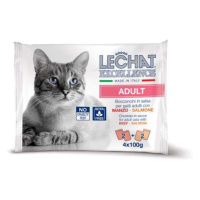 Monge LECHAT EXCELLENCE ADULT hovězí/losos multi pack 4x100g kapsička