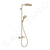 Hansgrohe 27633140 - Sprchový set Showerpipe s termostatem, 3 proudy, kartáčovaný bronz