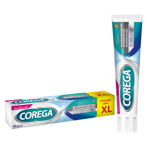 Corega XL Bez příchuti extra silný lepící krém, 70g