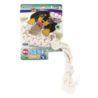 Japan Premium dvouřadý provaz pro hloubkové čištění zubů z přírodní bavlny bez barviv, smyčka, S