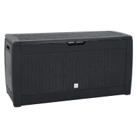 vidaXL Zahradní úložný box antracitový 119 x 48 x 60 cm polypropylen