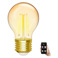 B.V. LED Stmívatelná žárovka FILAMENT G45 E27/4,5W/230V 2700-6500K Wi-Fi