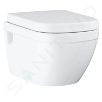 GROHE Euro Ceramic Závěsné WC se sedátkem softclose, rimless, alpská bílá 39703000