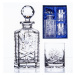 Onte Crystal Bohemia Crystal ručně broušený whisky set Větrník 1+2