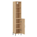 vidaXL Skříň highboard dub sonoma 34,5 x 34 x 180 cm kompozitní dřevo