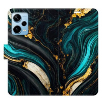 iSaprio flip pouzdro Dark Paint pro Xiaomi Redmi Note 12 Pro+ 5G