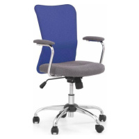 Halmar Dětská židle Andy Modro-šedá