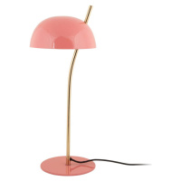 Růžová stolní lampa s kovovým stínidlem (výška 55 cm) Vivo – Leitmotiv