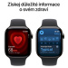 Apple Watch Series 11 Cellular (46mm) Břidlicově šedý titan s černým sportovním řemínkem S/M