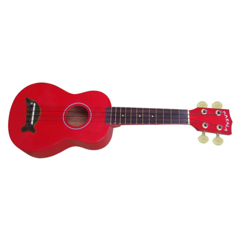 KALA Makala MK-SD Dolphin Soprano Ukulele Candy Apple Red