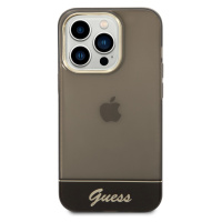 Zadní kryt Guess PC/TPU Camera Outline Translucent pro Apple iPhone 14 Pro Max, černá