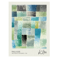 Obrazová reprodukce First House in a Settlement (1926), Paul Klee, 30 × 40 cm