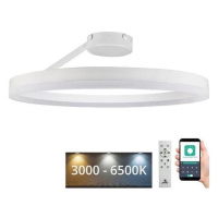 LED Stmívatelný přisazený lustr LED/40W/230V 3000-6500K bílá + dálkové ovládání