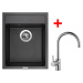 Sinks CLASSIC 400 Metalblack + Vitalia CLASSIC 400 Metalblack + Vitalia