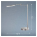 FISCHER & HONSEL Stolní lampa LED Nami, stmívatelná, CCT, nikl