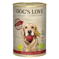 Dog´s Love Bio Vegan 24 x 400 g – výhodné balení - Reds
