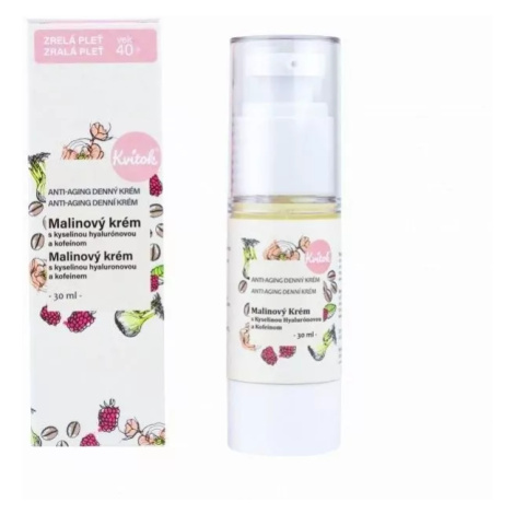 Denní malinový krém s vitaminem E a kofeinem Kvitok - 30 ml