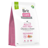 Brit Care Dog Sustainable s kuřecím a hmyzem Adult Small Breed 3 kg