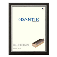 DANTIK rámeček 30 × 40, TAIGA černý plexi čiré